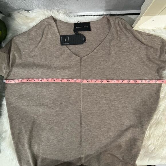 NEW Alexander + David V-Neck Longline Oversized Cozy Soft Tunic Sweater S/M NWT - Picture 14 of 16